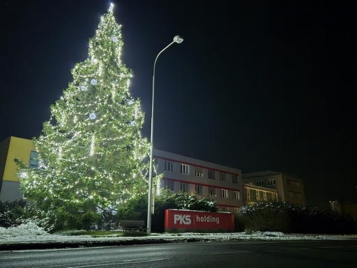 Rozsvícení vánočního stromu PKS 2025