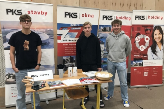 Zúčastnili jsme se Dne otevřených dveří Střední školy stavební v Třebíči 