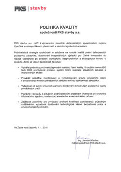 Politika kvality_PKS_stavby